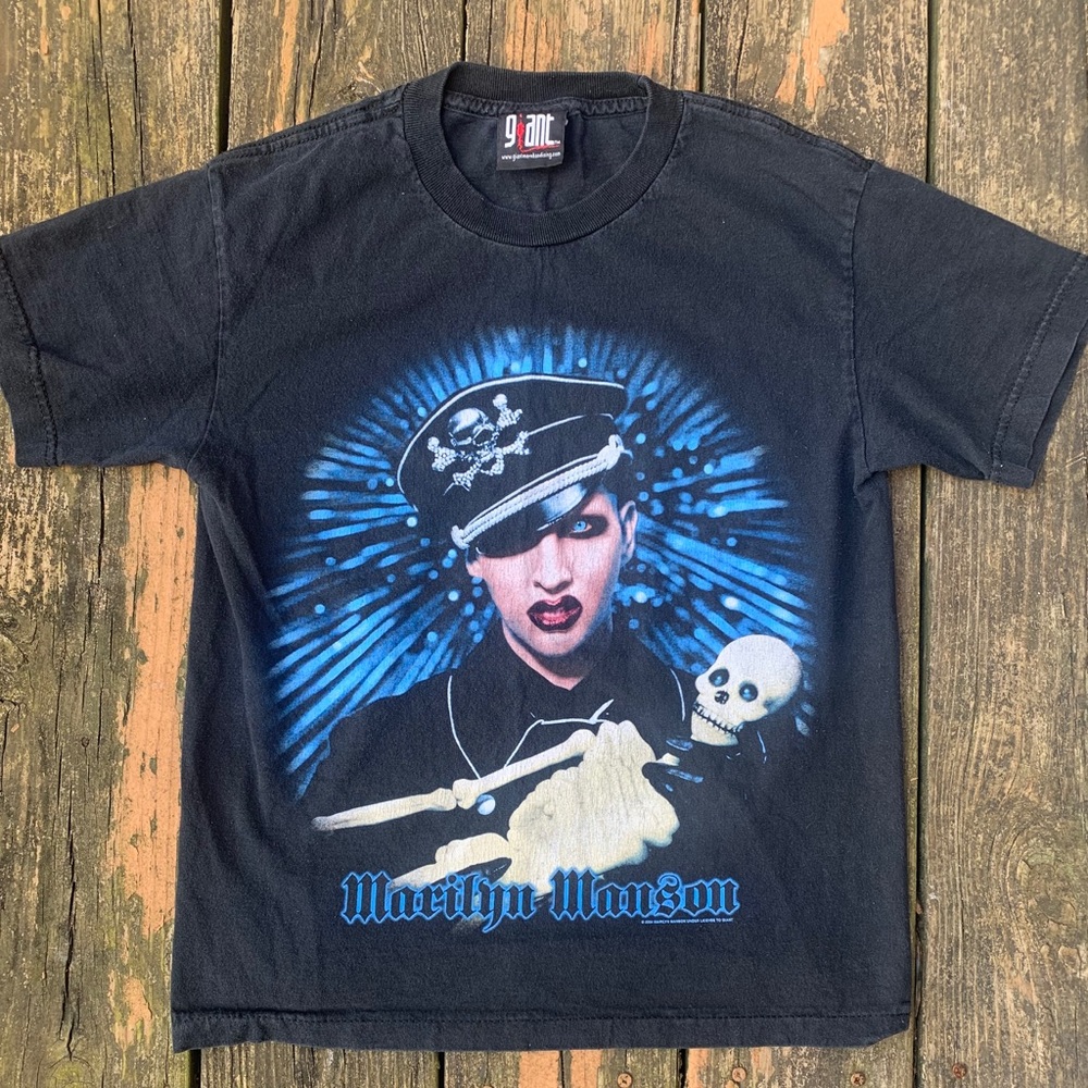 Vtg 2004 Marilyn Manson T-shirt Size M